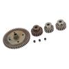 RC Car Gear Set 50T Metal Main Gear and 21T 19T 17T Pinion RC Replacement Gear Combo for Arrma Typhon 1 8 RC Cars