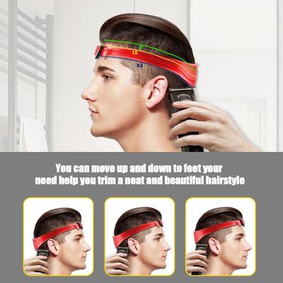 Tagli di capelli fai-da-te Fascia Curva in Silicone per Taglio di Capelli Guida Scollatura Modellante Styling Styler Righello per Uomo Strumento Regolabile per Acconciatura