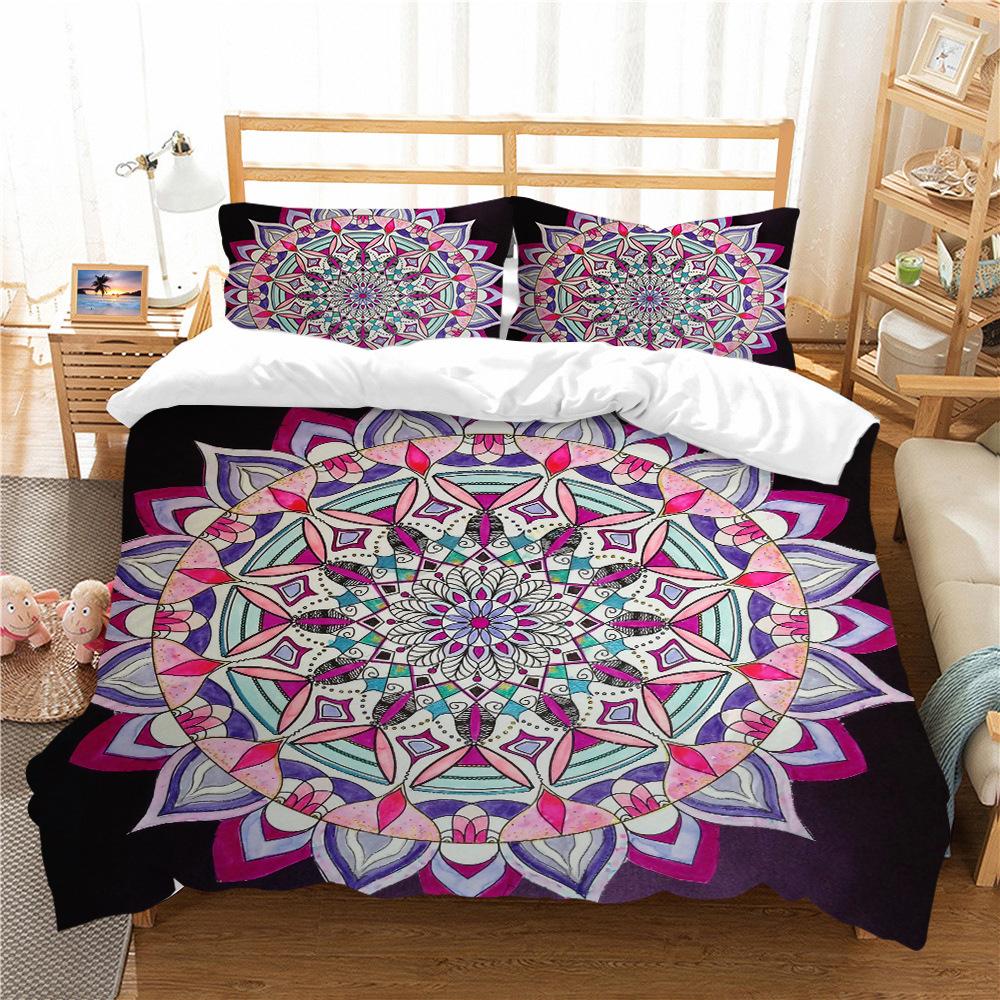 Bohemian Series Digital Printing Bedding Two Or Three Pieces Polyester