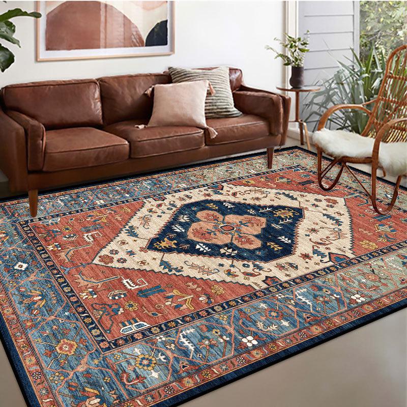 Nordic Retro Persian Ethnic Style Living Room Carpet and Floor Mat