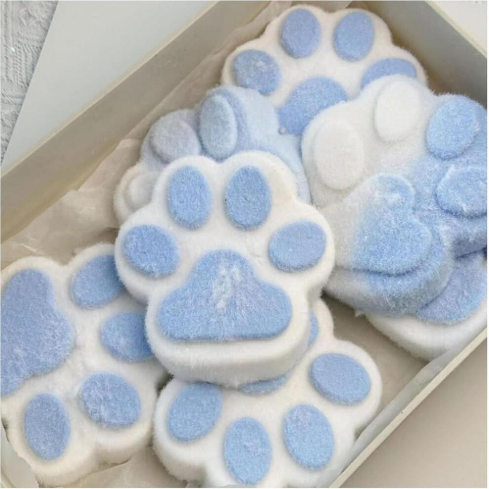 Kattenpoot Squishy, Handgemaakte Jumbo Kattenpoot Knijpspeelgoed, 5 Inch Zwart Reuzen Fidget Speelgoed voor Stressverlichting