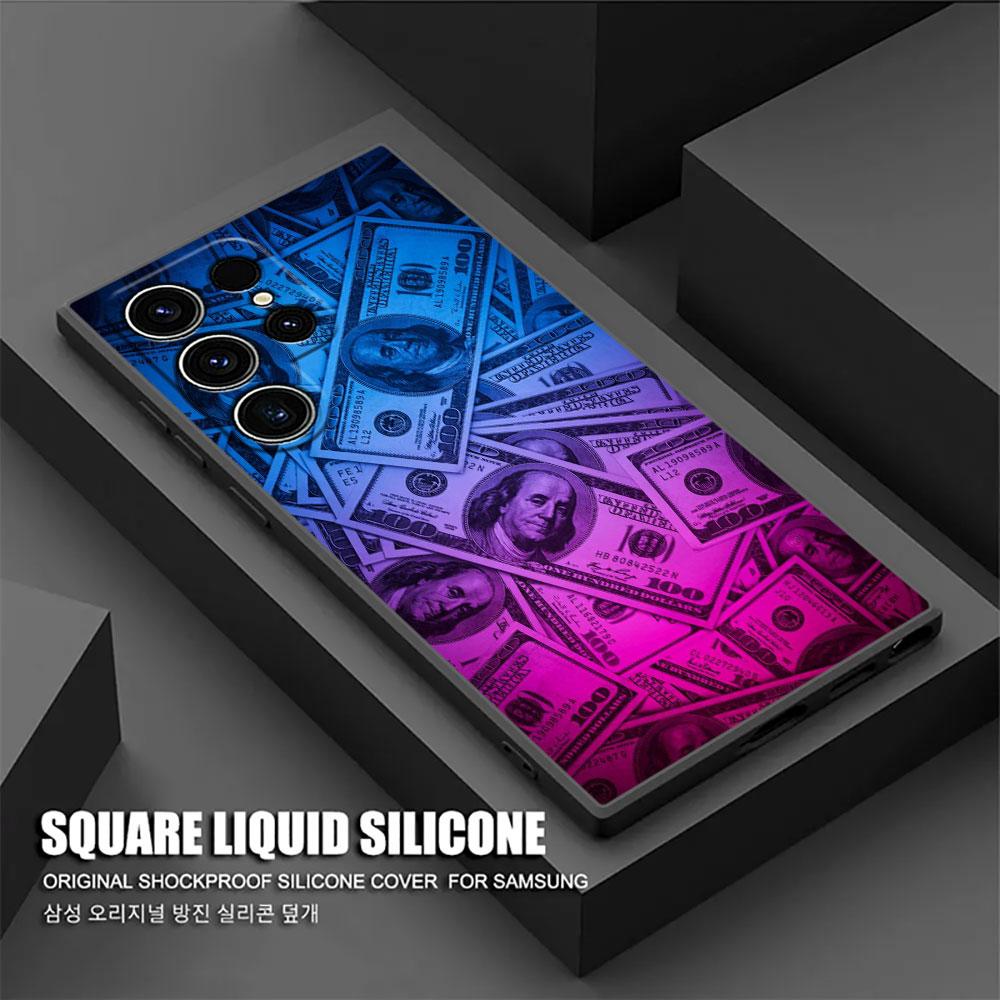

Winking Money Dollars S26Ultra Case For Samsung Galaxy S26 S25 S24 S23 S20 S21 FE S22 Ultra S26 Plus 5G Cases Soft Phone Cover Galaxy S20
