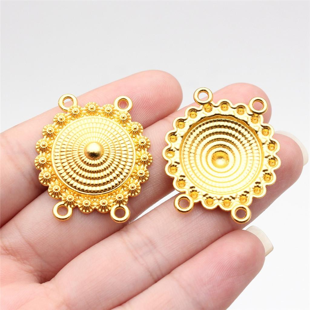 Accessories Parts Four-Hole Necklace Connector Wedding Jewelry Findings TA023