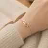 Damearmbånd, Tyndt Kædedesign Justerbart Armbånd, Hul Hjerte Hundepoteaftryk Helende Charms Armbånd, Multifunktionelt Håndledsankel Tilbehør