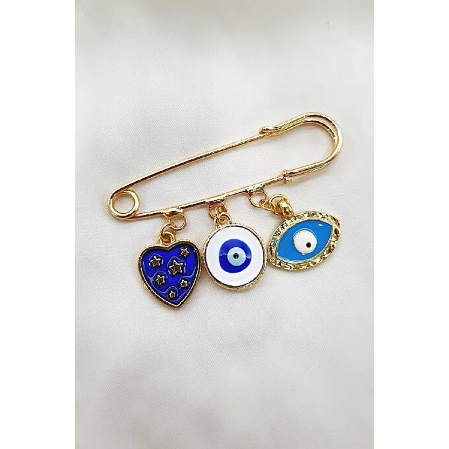 

Машаллах, шотландская брошь с сердечком и звездой, подушечка для иголок