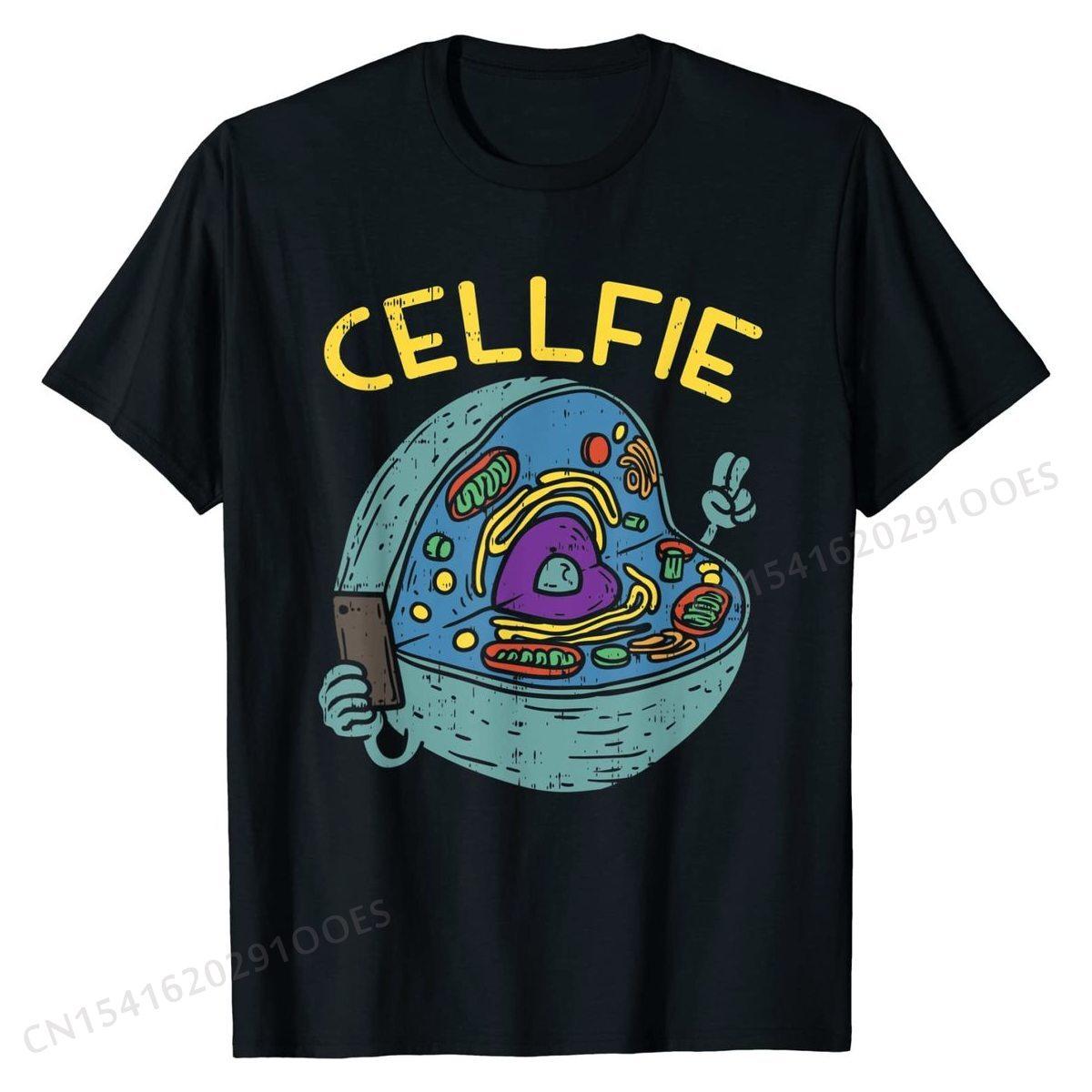 

Cell Fie Funny Science Biology Teacher T Shirt Tops Tees Discount Casual Cotton Men s Top T-shirts Casual 4XL