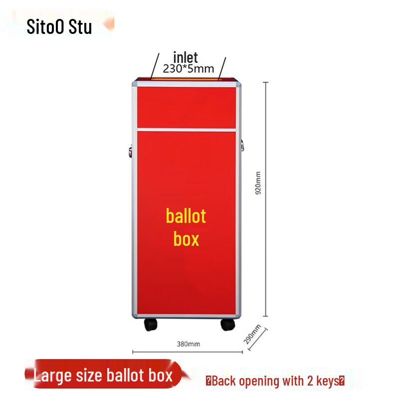 Stu Aluminum Alloy Detachable Voting Box with Lock