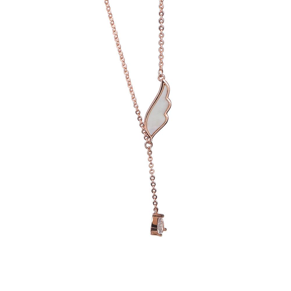 Collier porte-bonheur à quatre feuilles pour femme en été, pendentif coréen simple pour chaîne de clavicule de niche tout-match