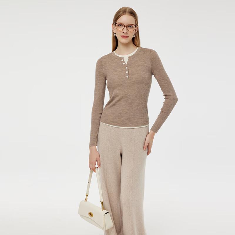 GOELIA Women's Wool Knit Sweater Top