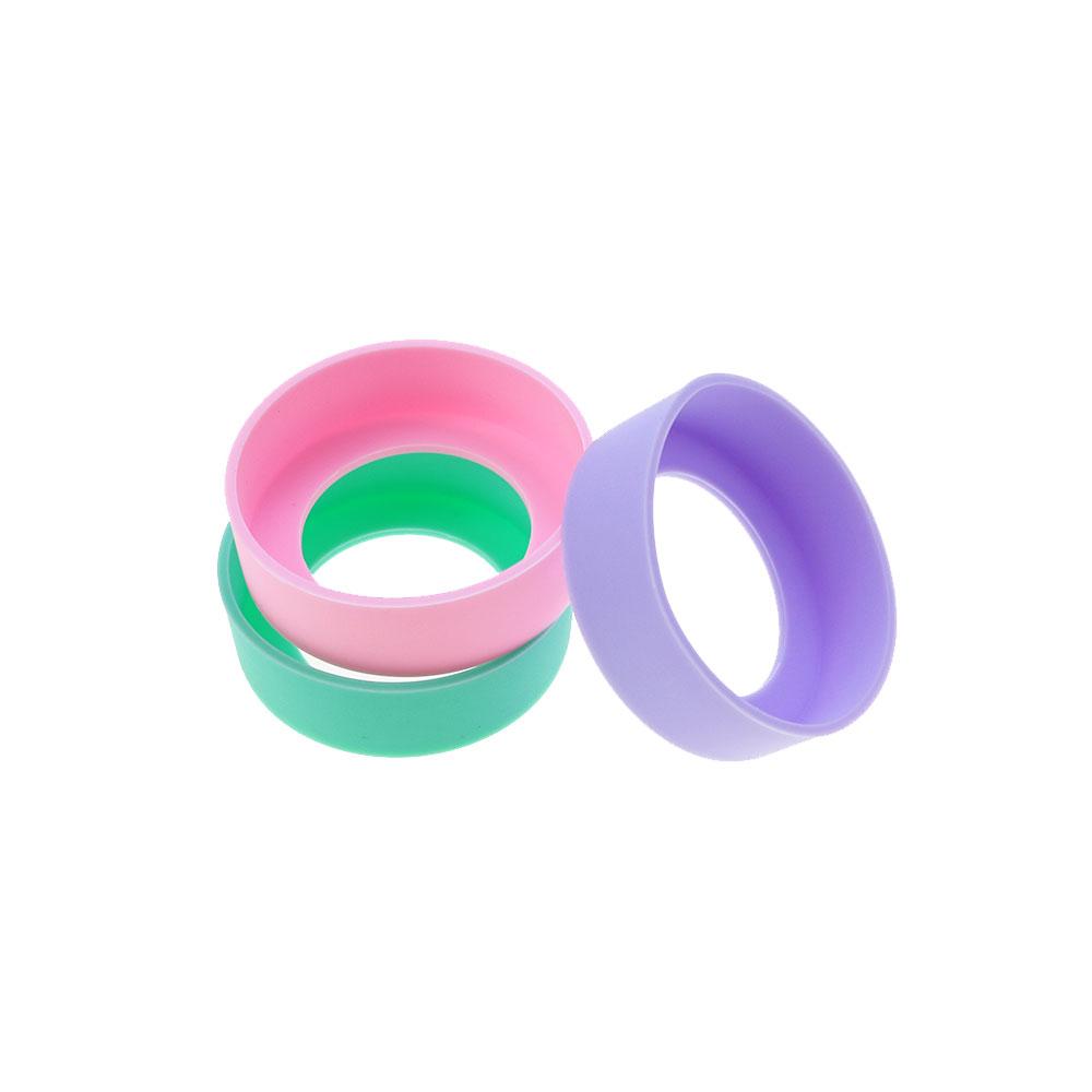 Silicone World 60mm Silicone cup bottom cover Coaster Sleeve Water Cup Cover Sheath Cup Bottom Ring Wear-resistant Bottom Cover