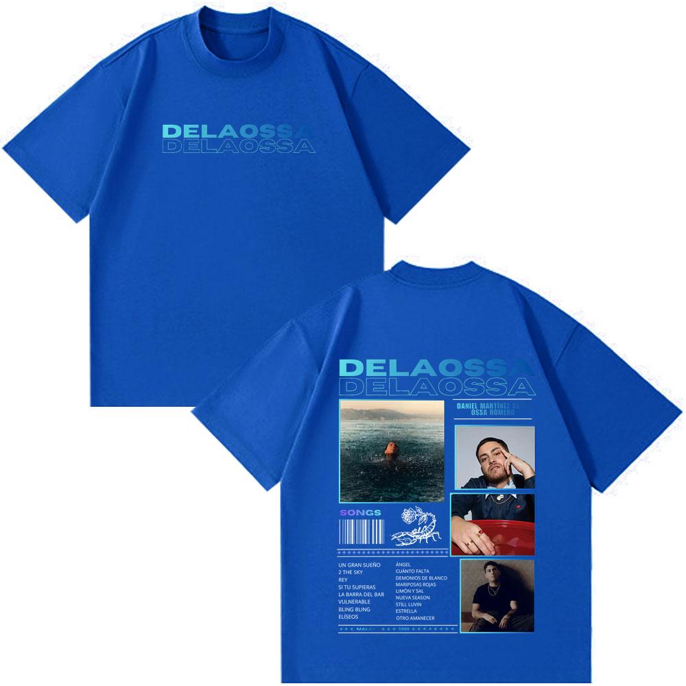 Rapper Delaossa Veneno Album Tour T Shirt Unisex Unisex Hiphop Fashion Harajuku T Shirts Vintage Summer Cotton Gothic Punk Tshirt