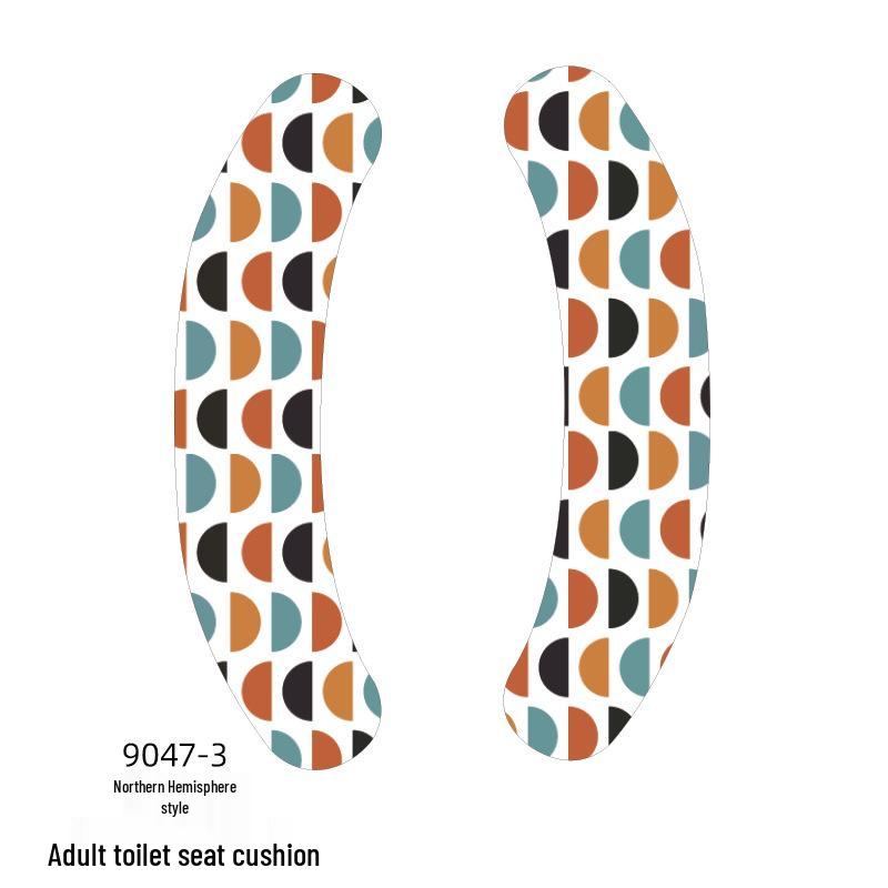 Children's Cartoon Self-Adhesive Washable Toilet Seat Cushion Pad