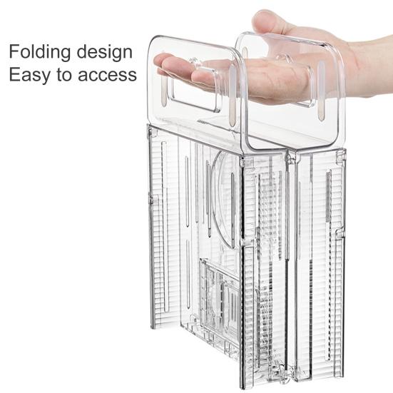 Expandable Bathtub Tray Caddy Strong Load-bearing Non-Slip Foldable Design Transparent Bath Accessories Bath Table Tub Tray