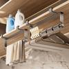 No Drill Under Cabinet Paper Towel Holder Wall Mounted Cling Film Storage Rack  Apartment