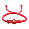 Chinesische Schlangen Rote Schnur Armband Verstellbarer Anhänger Schmuck Glück Geflochtenes Seil Armband Geeignet für Frauen und Männer Geschenk