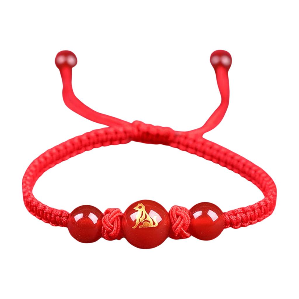 Chinese Snake Red String Bracelet Adjustable Charm Jewelry Luck Braided Rope Bracelet Suitable for Women and Men Present