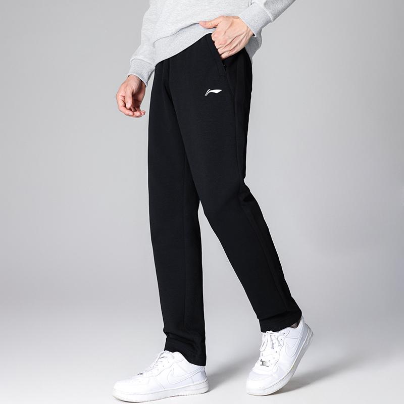 Li Ning Badminton Series Casual Straight Leg Long Pants Unisex Bottoms AKLVD47-1