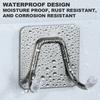 304 stainless steel hook, self-adhesive, hole free hook