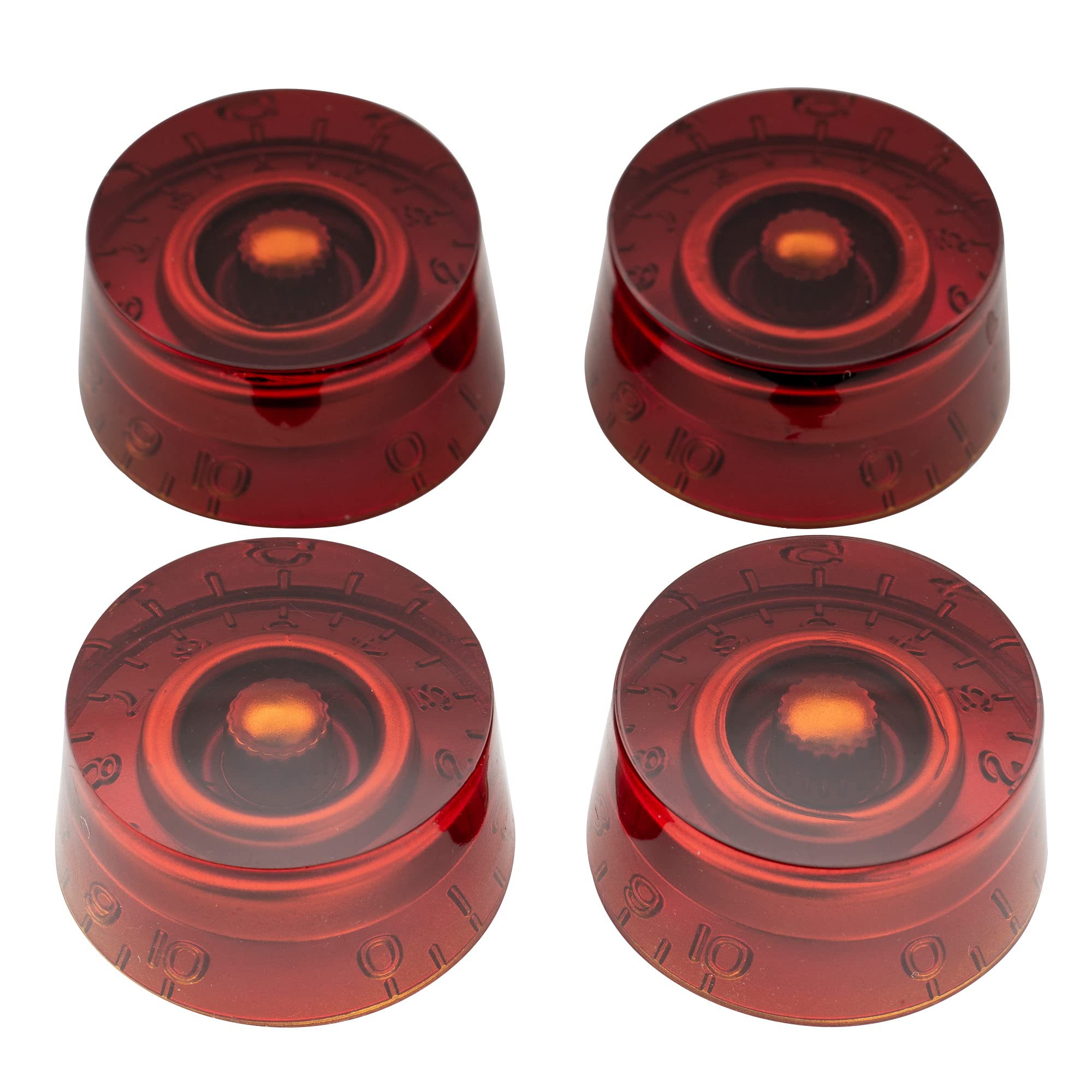 

Musiclily Pro Speed Metric for LP Les Paul Electric Amber of Knobs, Standard, Guitars, (Set 4) янтарь