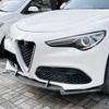 For Alfa Romeo Stelvio 2017 2018 2019 2020 2021 2022 2023 2024 2025 2026 Automobile Front Bumper Lip Body Modification Kit