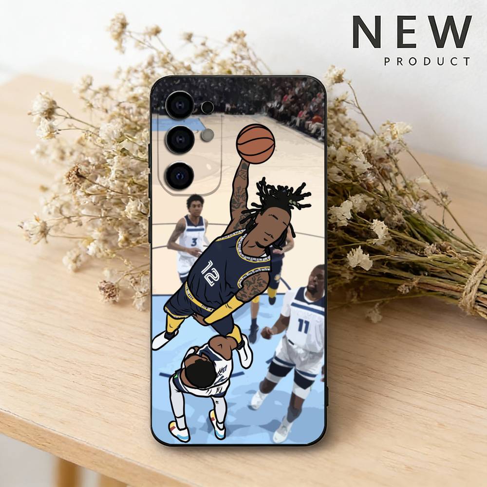 

Basketball J-Ja M-Morant 12 Phone Case For Samsung S26,25,24,23,22,21,20,30,Ultra,Plus,Fe,Lite Black Shell Samsung S22ULTRA5G