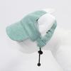 Pet Fashion Adjustable Dog Baseball Cap Soft Breathable with Ear Holes Dog Visor Hat Sun Protection Pet Sun Hat Outdoor Sports