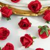 Artificial Flowers Silk Roses Head Home Wedding Dress Decor Festival Party DIY Display Boxes Craft Headdress Hotsale Accessories