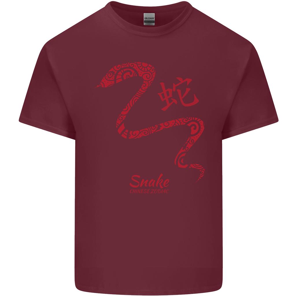 Chinese Zodiac Shengxiao Year of the Snake Unisexs Light Cotton TShirt