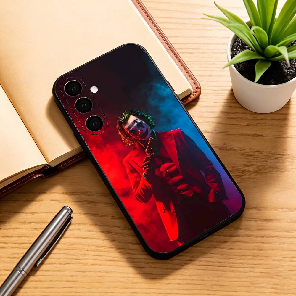 

Movie Joker Clown Phone Case For Samsung Galaxy A73,A72,A71,A70,A53,A52,A51,Others Soft Black Cover Samsung a22 4g