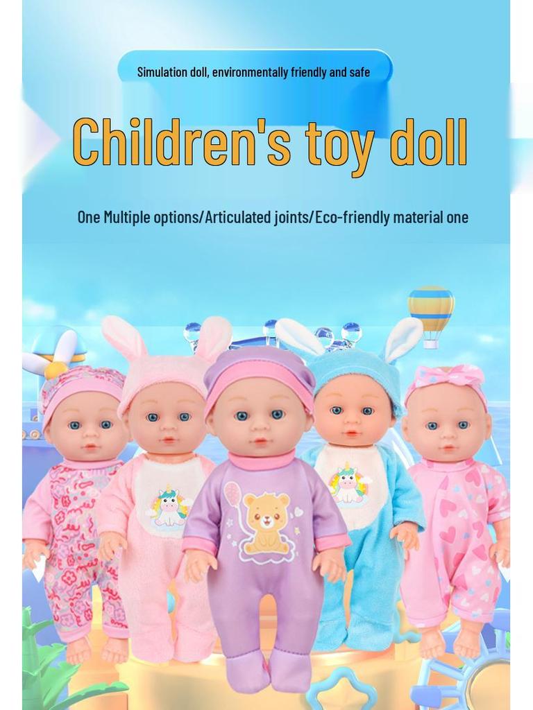 Princess Baby Doll Set for Early Education - New Vinyl Doll Collection for Girls