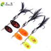 6.5CMRotating Sequin Feather Hook Lure13GBionic artificial bait, specialized equipment for freshwater and saltwater fishing with