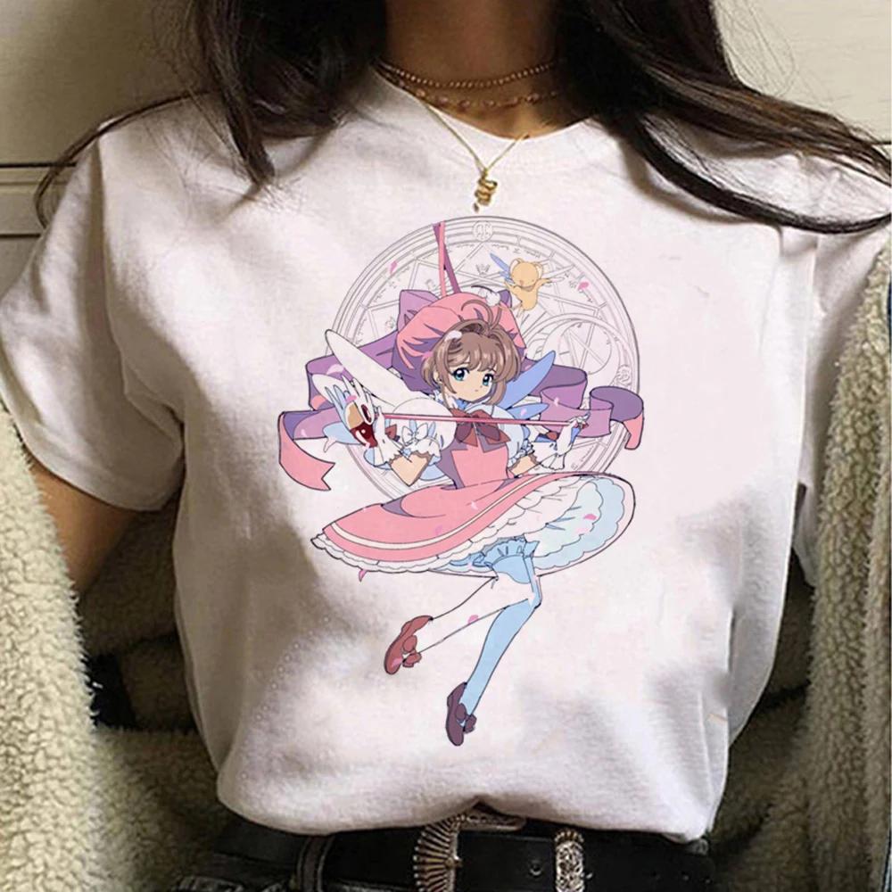 Cardcaptor Sakura trička dámská anime letní tričko dívka anime streetwear harajuku oblečení