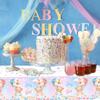 Gender Reveal Party Plastic Tablecloth Boy or Girl Baby Shower Decor Newborn Table Cover He Or She Gender Reveal Party Supplies
