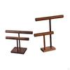 Display Stand for Necklaces And Bracelets, Wooden with Base, Organizer Scarves Cords