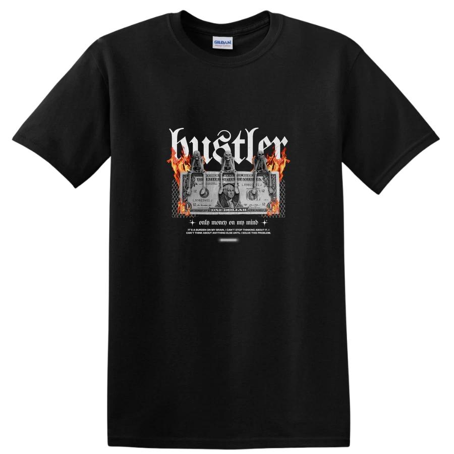 Dollar Bill Skeletons Flames Funny T Shirt Graphic Tee Halloween Party Design XXL