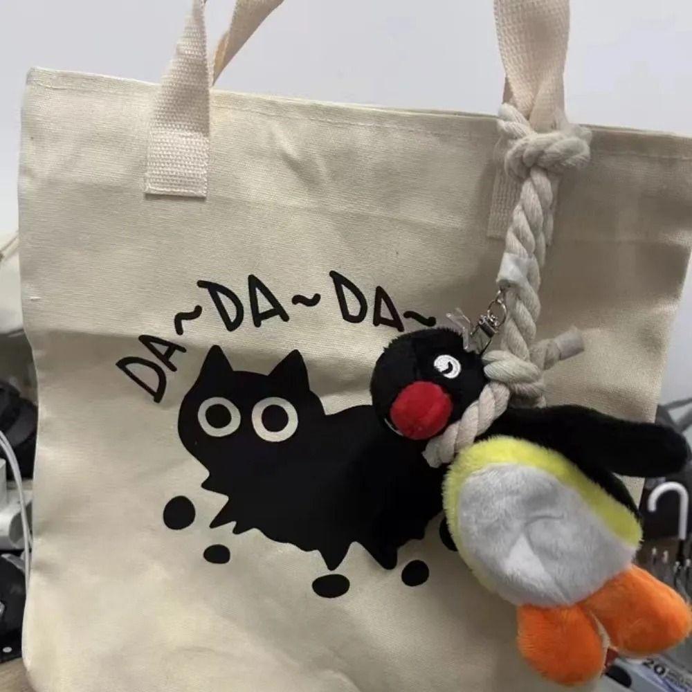 Creative Cartoon Penguin Plush Keychain Funny Creative Backpack Pendant Gift Cute Furry Plush Toys