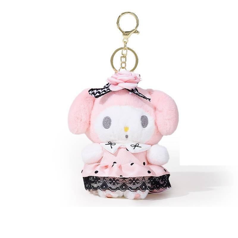 

Melody Plush Toy With Strawberry Plaid Skirt Design For Kids And Collectors Charm