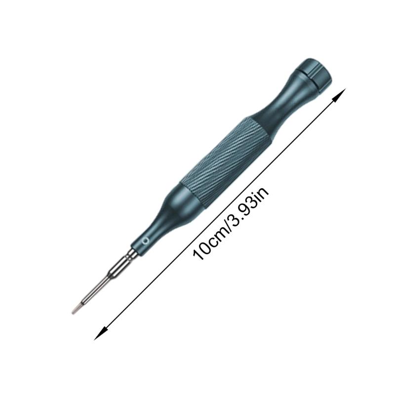 Electronic Device Repair Precisions Screwdriver with Steel Tip, Textured Handle and Close Access for Small Screw Service Work