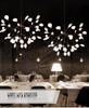 Firefly Branch Nordic Chandelier: Modern Minimalist Lighting for Living Rooms, Restaurants, and Bedrooms