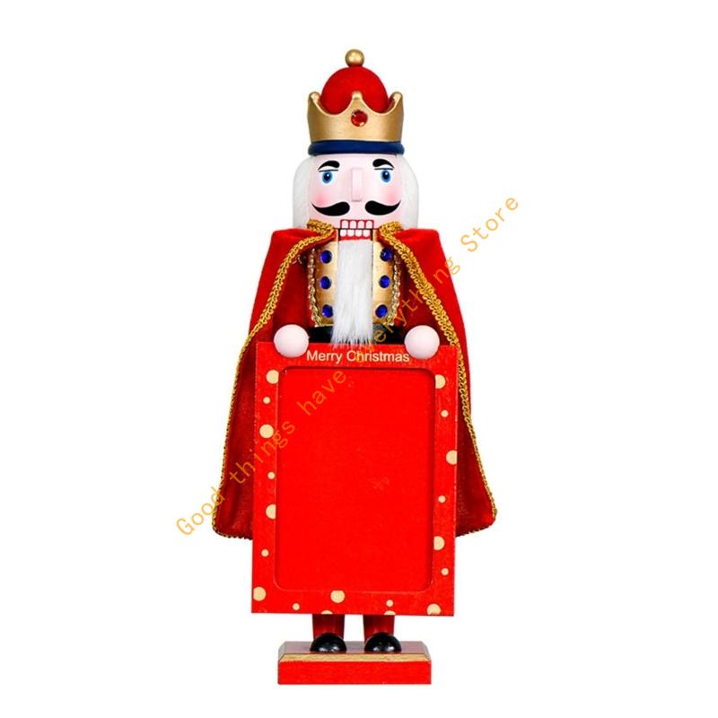Christmas Nutcrackers Ornament Wooden Nutcrackers Christmas Decorations Figures Puppet Home Decors for Christmas Desktop 55KF China Mainland