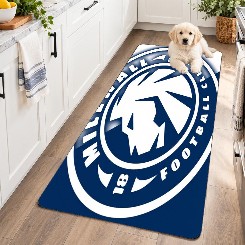 Flannel Kitchen Mat Millwall Football Soft Area Rug Non Slip Floor Carpet Home Decoration