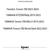 Yamaha Tenere700 Axle Anti-Fall Protection Bars and Collision Sliders