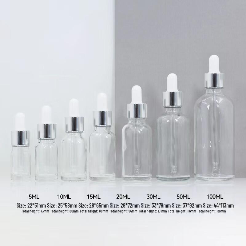

Jungong Laboratory Glass Dropper Bottles Pack of 10