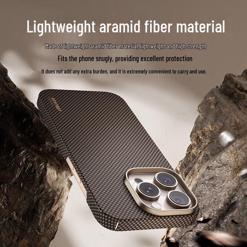 Mr. Blue Ape Slim Magnetic Aramid Fiber Phone Case for iPhone 15 Pro