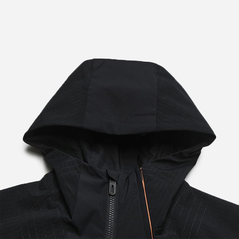 Fila Fitness Casual Classic Versatile Warm Hooded Jacket Men Jackets A11M541707FBK