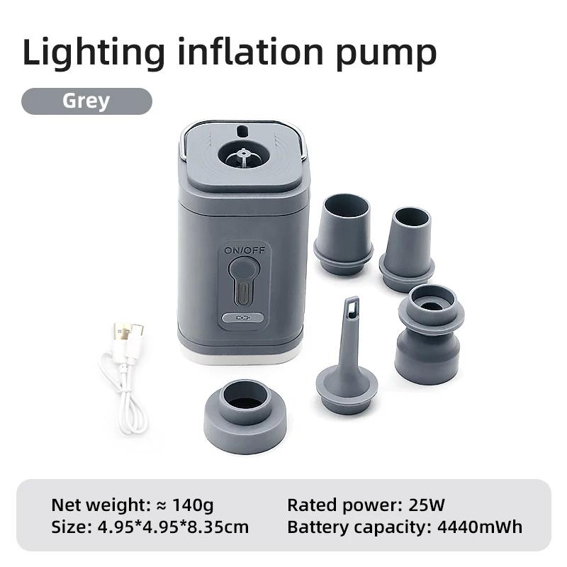 Wireless Air Compressor Pumps Portable Electric Air Pump Outdoor Camping Light for Cushions Swimming Ring Inflatable Pumps