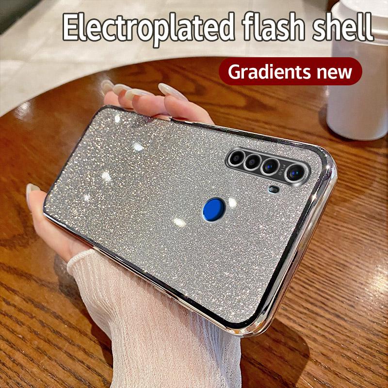 

Чехол для Realme 5 Pro Чехол для телефона Realme 5Pro с блестящим покрытием, силиконовый объектив камеры, мягкая задняя крышка For Realme 5Pro