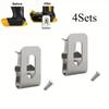 4pcs Electric Drill Belt Clip Hooks For DeWalt 18V 20V Drill Driver N268241 N169778 DCD980 Hammer Impact Wrench Accessories