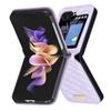 BINFEN COLOR For Samsung Galaxy Z Flip6 5G/Z Flip5 5G Case Rhombus PU Leather Folding Phone Cover