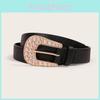 Elegant Womens Dress Waist Belt With Alloy Buckle And Irregular Design For Office Wear